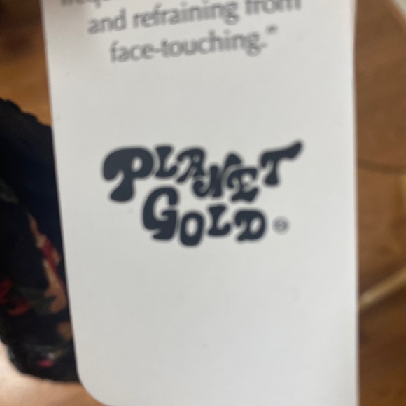 COPY - #13 Planet Gold Floral Short Cocktail and Party Dress Black - Picture 4 of 4